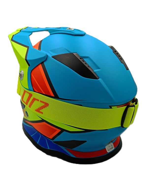 Комплект детско юношеска кросова каска с очила 102040