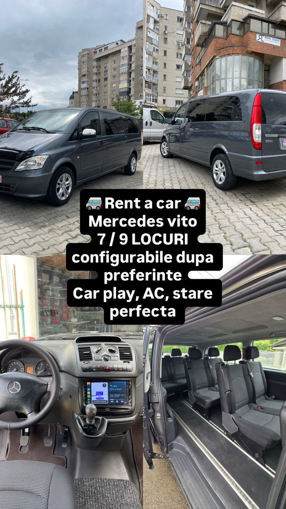 Inchirieri auto microbuze 9 locuri. Turisme5,7 locuri, transport pers.