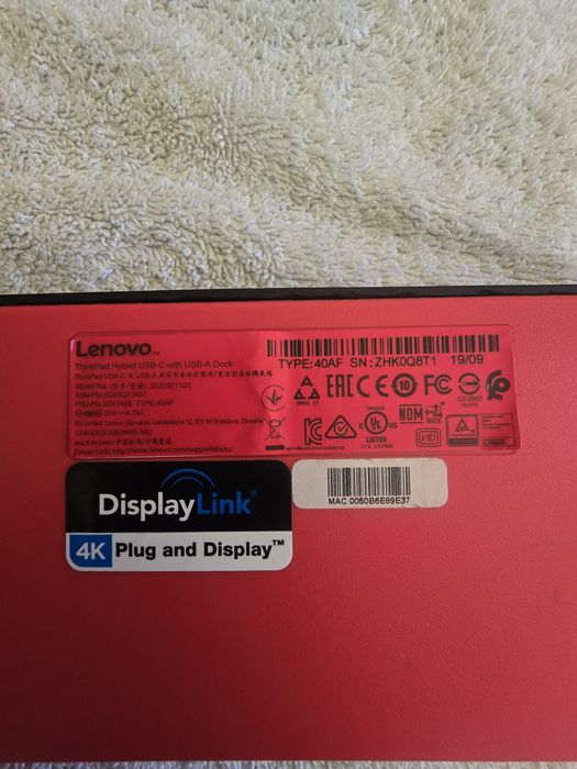 Dockig station Lenovo ThinkPad USB-C,Dock Gen 2