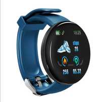 Smartwatch performant.Bleumarin.Waterproof, fitness, sănătate.Rotund