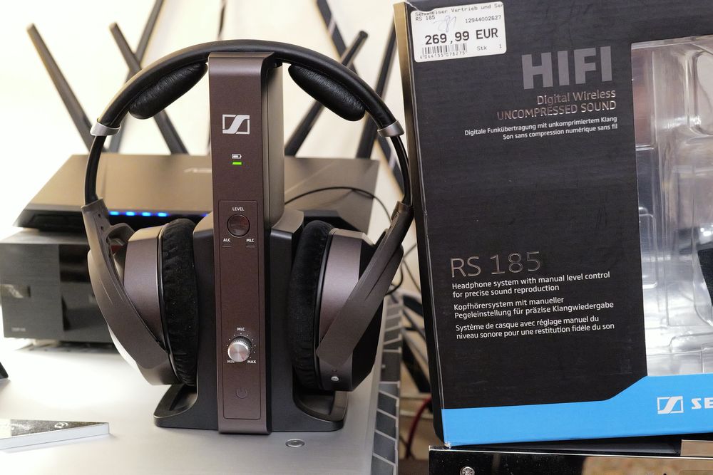 Casti Sennheiser RS 185 impecabile wireless bluetooth