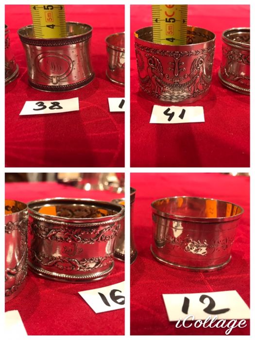 Inele servetele din Argint