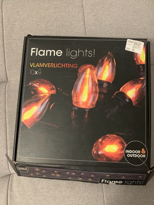 Instalatie imitatie flacara, exterior/interior