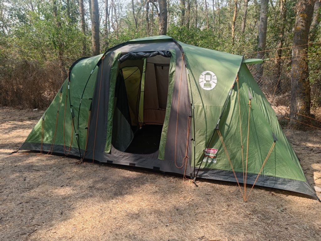 Vând cort camping mare Coleman Bering 4-persoane