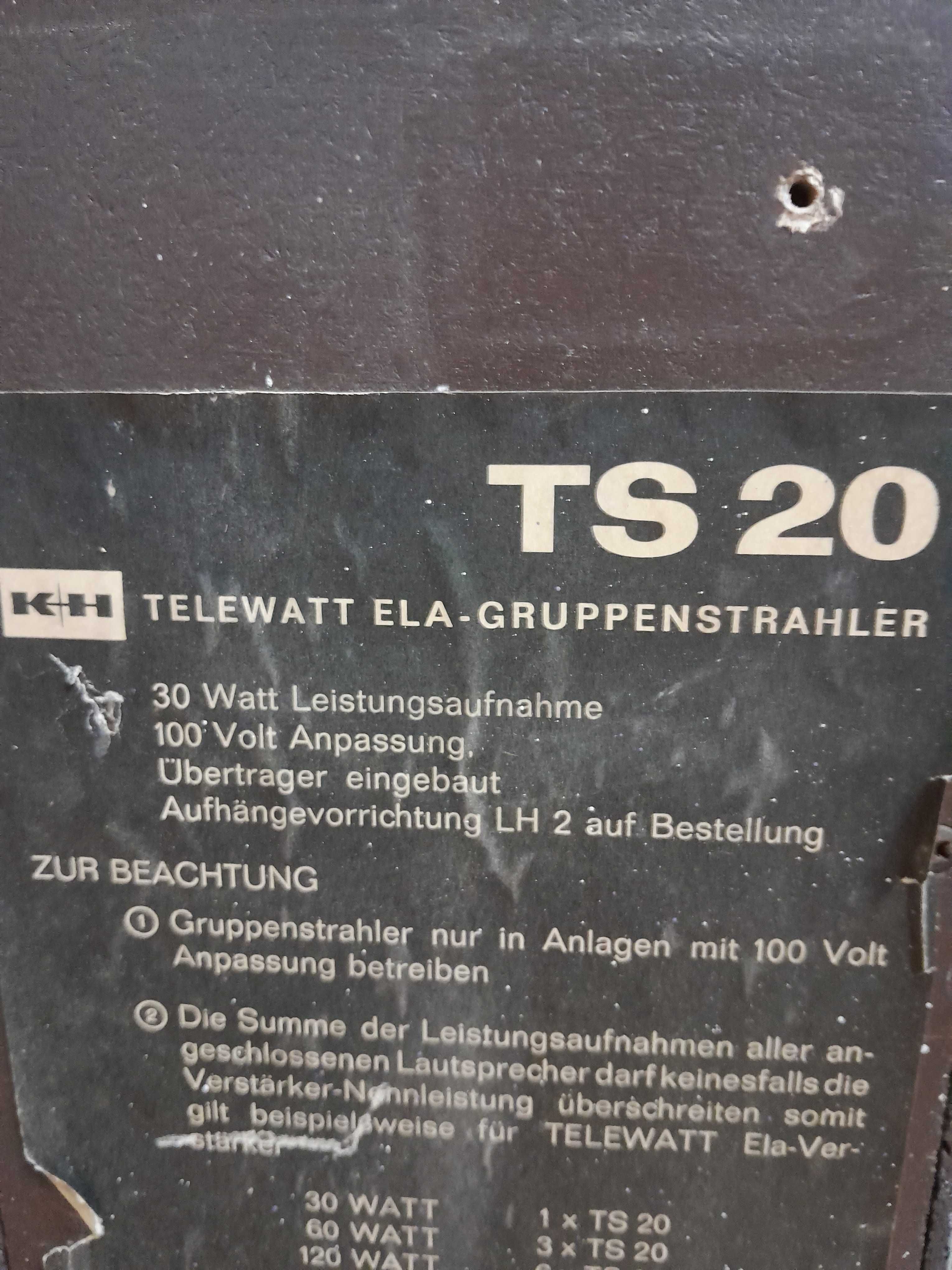 Telewatt Klein Hummel Boxe Vintage TS20