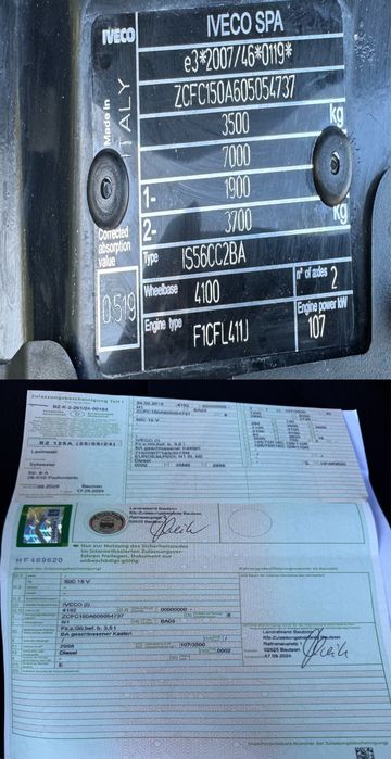 Iveco 35C15 2016 SupraMaxi 3.0 Euro 5 Categoria B