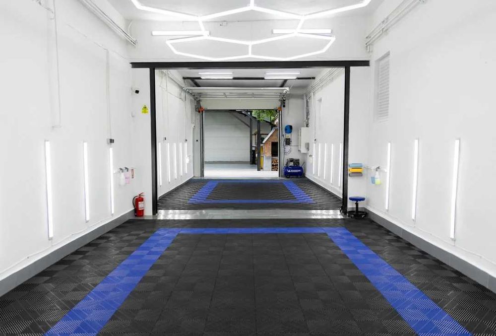 Pardoseala modulara pentru Detailing auto, service sau garaj 64mp