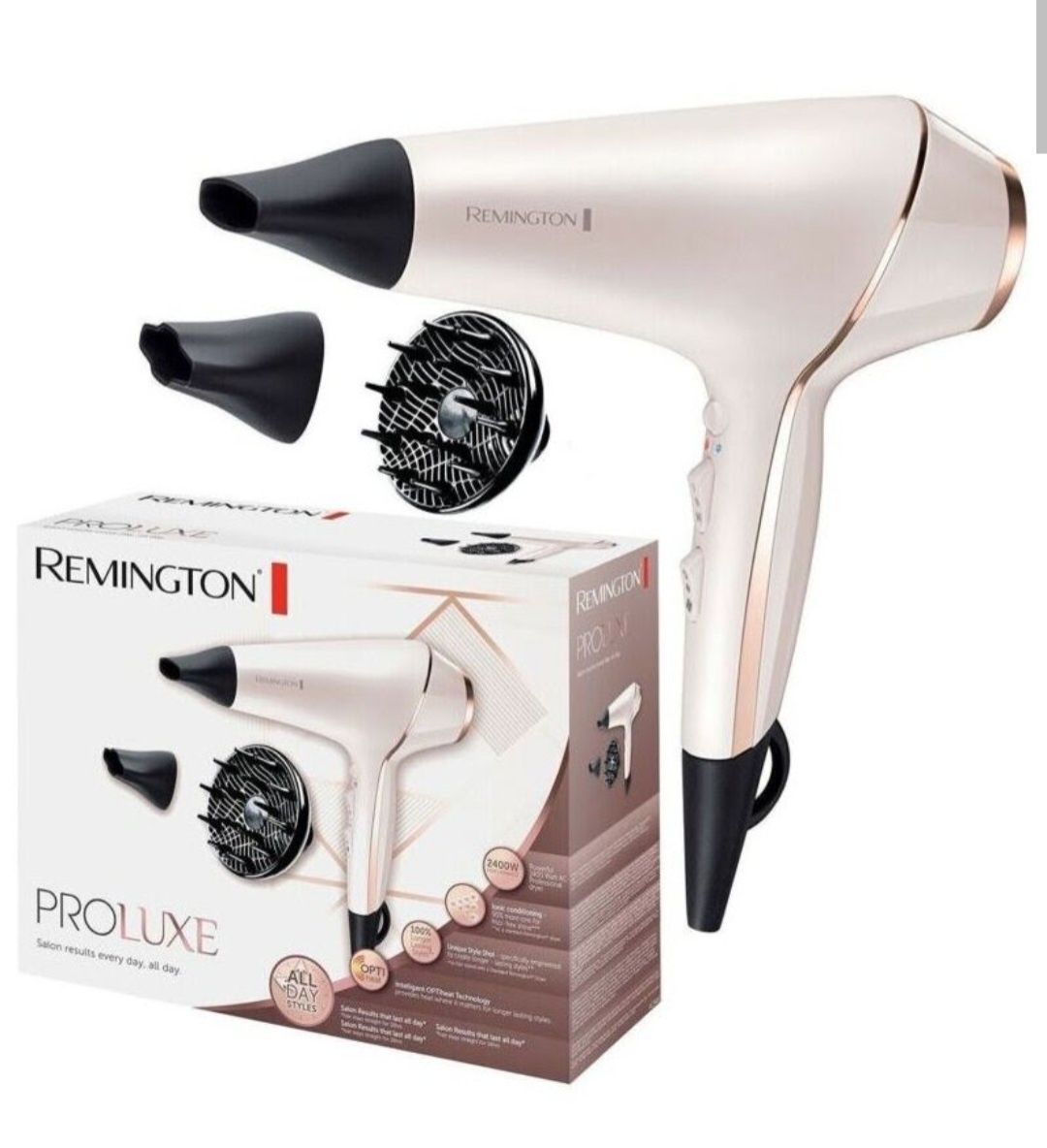 Фен Remington Pro AC9140, бежевый