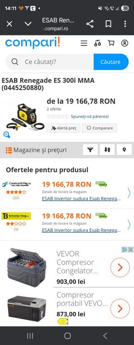 Aparat sudura Esab ES 300i