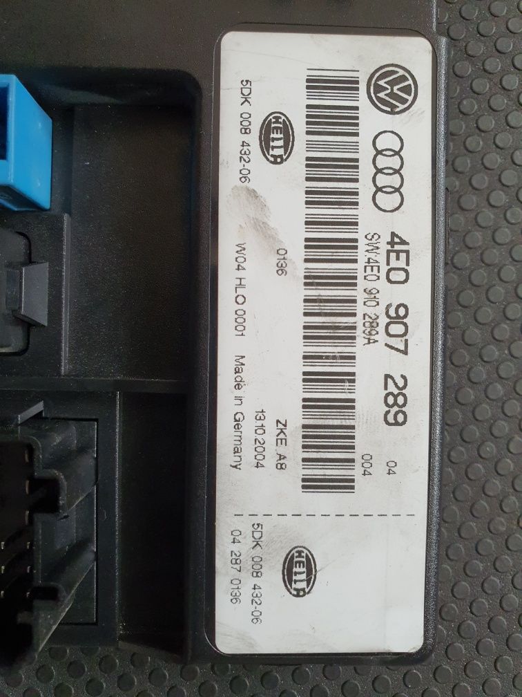 Calculator confort cu codul 4e0907289 pentru Audi A8 (2002-2009) [4E]