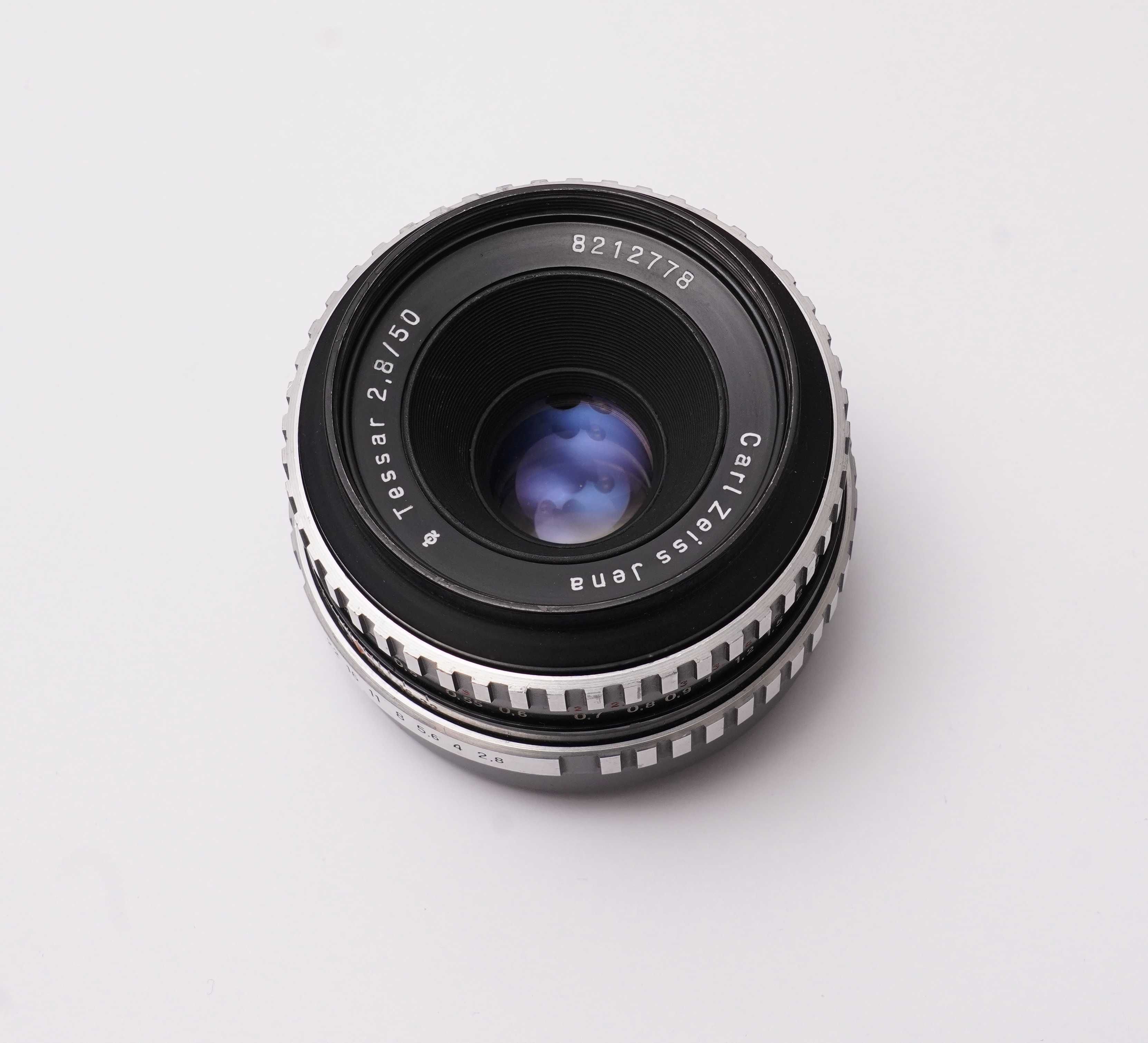 M42-Carl Zeiss Jena Tessar 50mm F2,8 Zebra-obiectiv foto