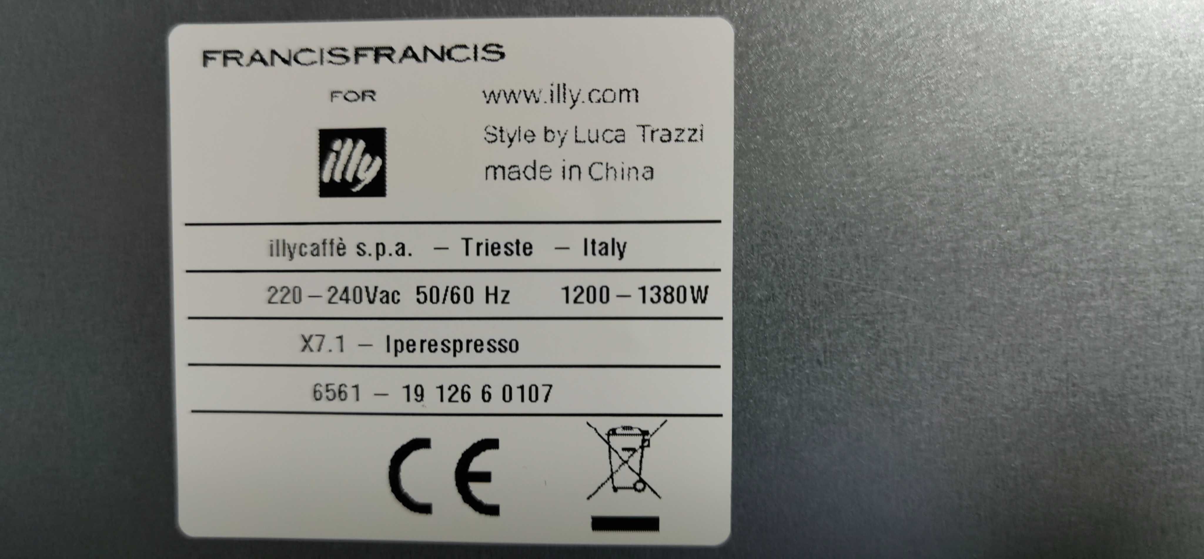Кафемашина illy francis X7.1