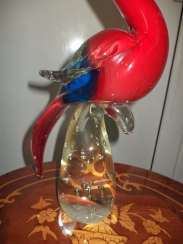 SUPERBA!..deosebita statueta de dimensiuni mari din sticla de Murano p