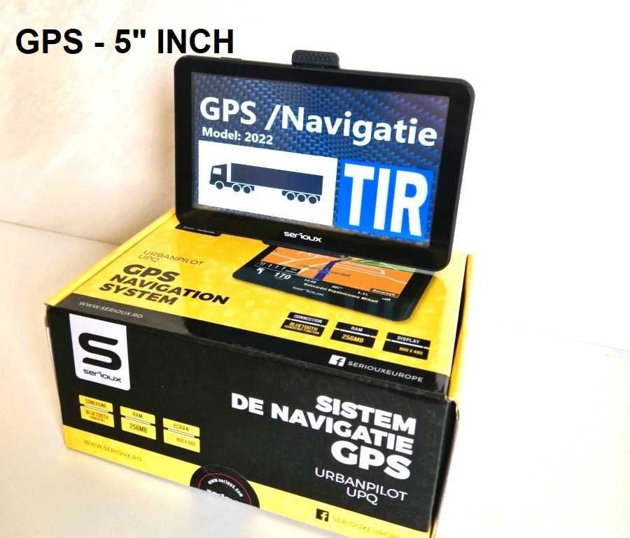 GPS - Navigatie SERIOUX 5"UrbPilot,8GB.Truck,TIR,Camion.Garantie 2 ani