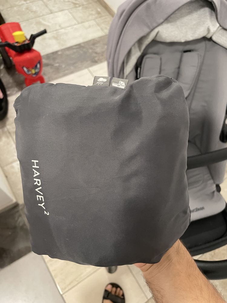 Комбинирана детска количка Easywalker Harvey 2, 2 в 1, Stone Grey