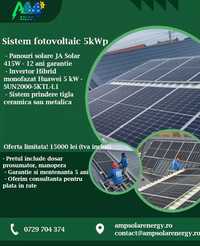 Sisteme fotovoltaice,dosar prosumator, ,instalații electrice