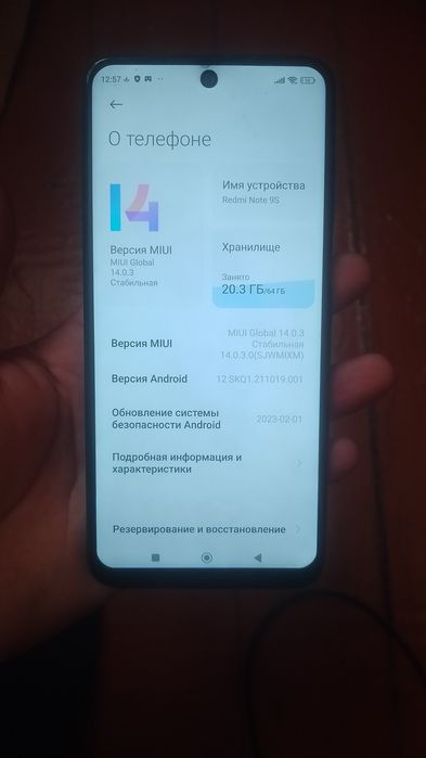 Продам редми ноут 9s