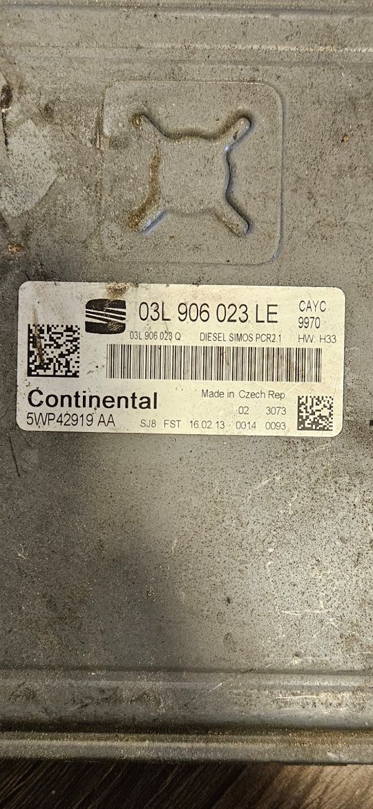 ECU calculator motor Seat Ibiza 1.6 tdi CAYC