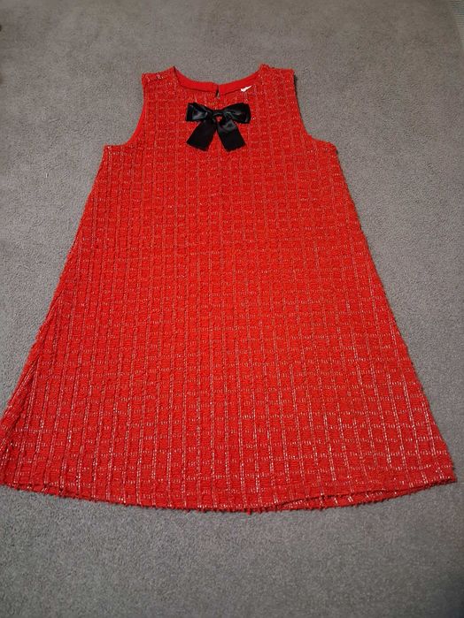 Rochita rosie tricotata H&M masura 128