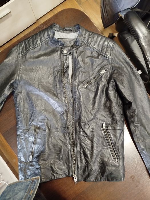 Jack Jones Leather man jacket M