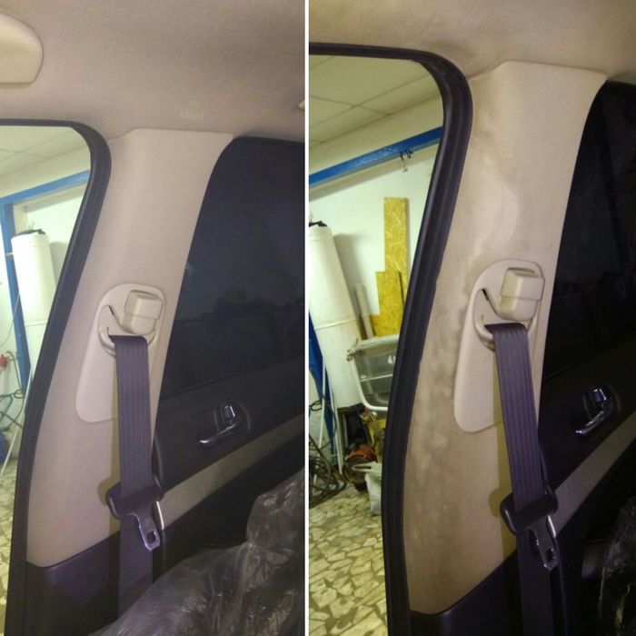 Химчистка салона авто паром - мойка двигателя паром #tornadoavtospa