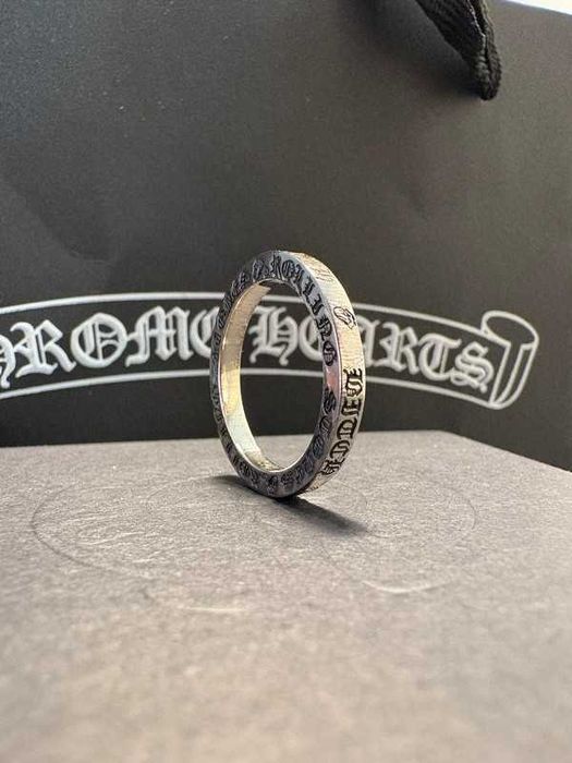 Chrome Hearts Rolling Stones Tounge “Bitch” 2002 Silver Spacer Ring