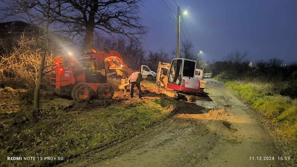 Inchiriez Miniexcavator/încărcător/Basculanta de 6.5T  exc