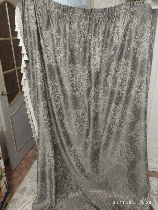 Шторы портьерные на шириной ленте