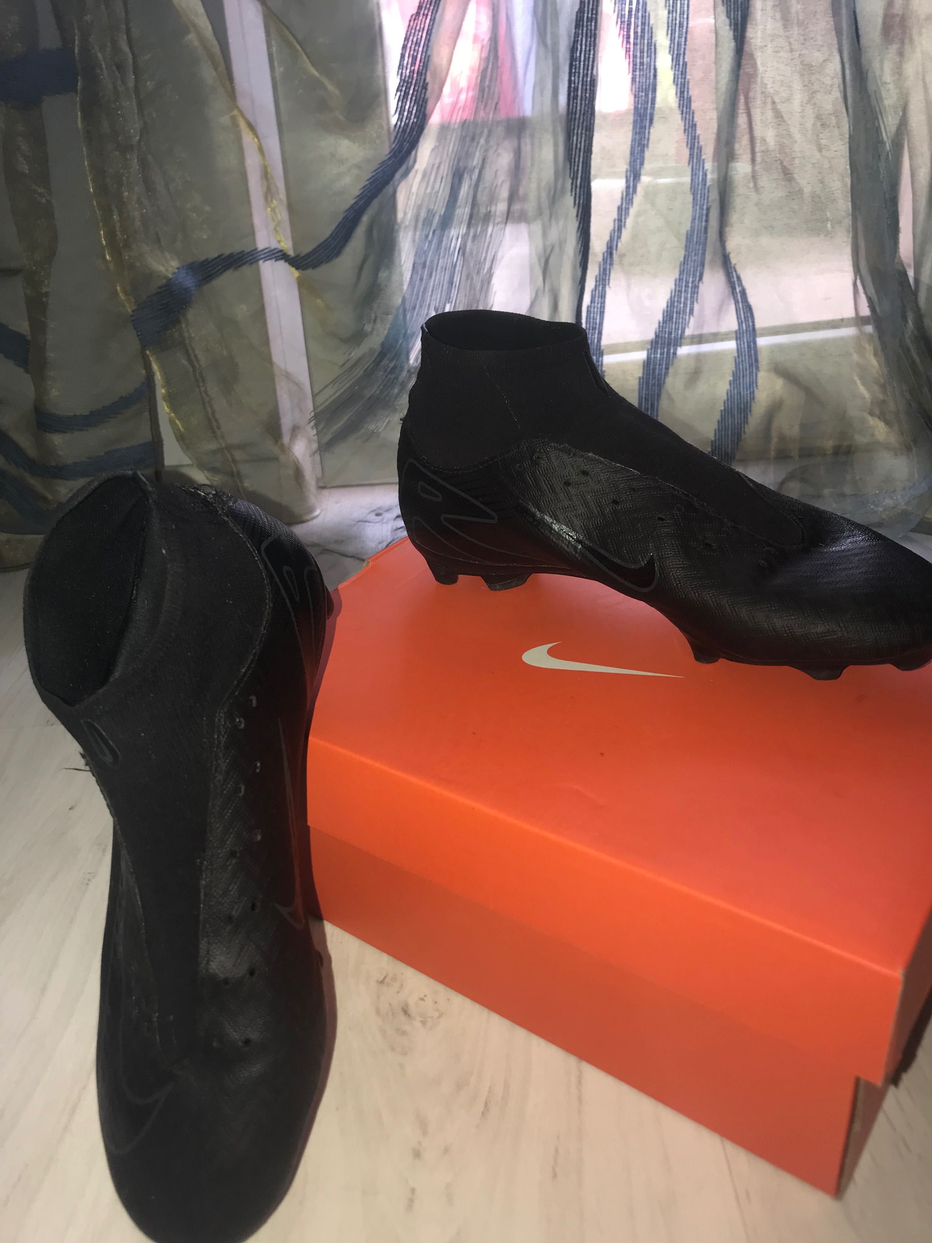 NIKE ZOOM AIR MERCURIAL SUPERFLY 10 PRO FG Мъжки бутонки черни 40’ р-р