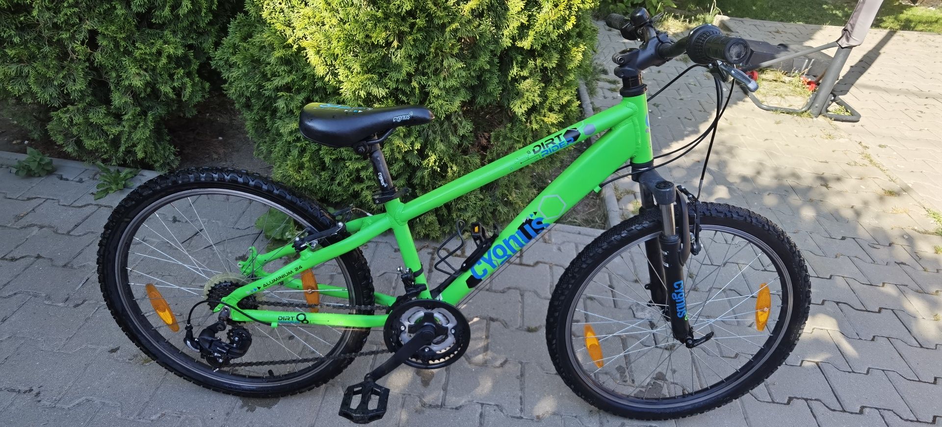 Bicicleta copii Cygnus 24'' 3x6 aluminium suspensie