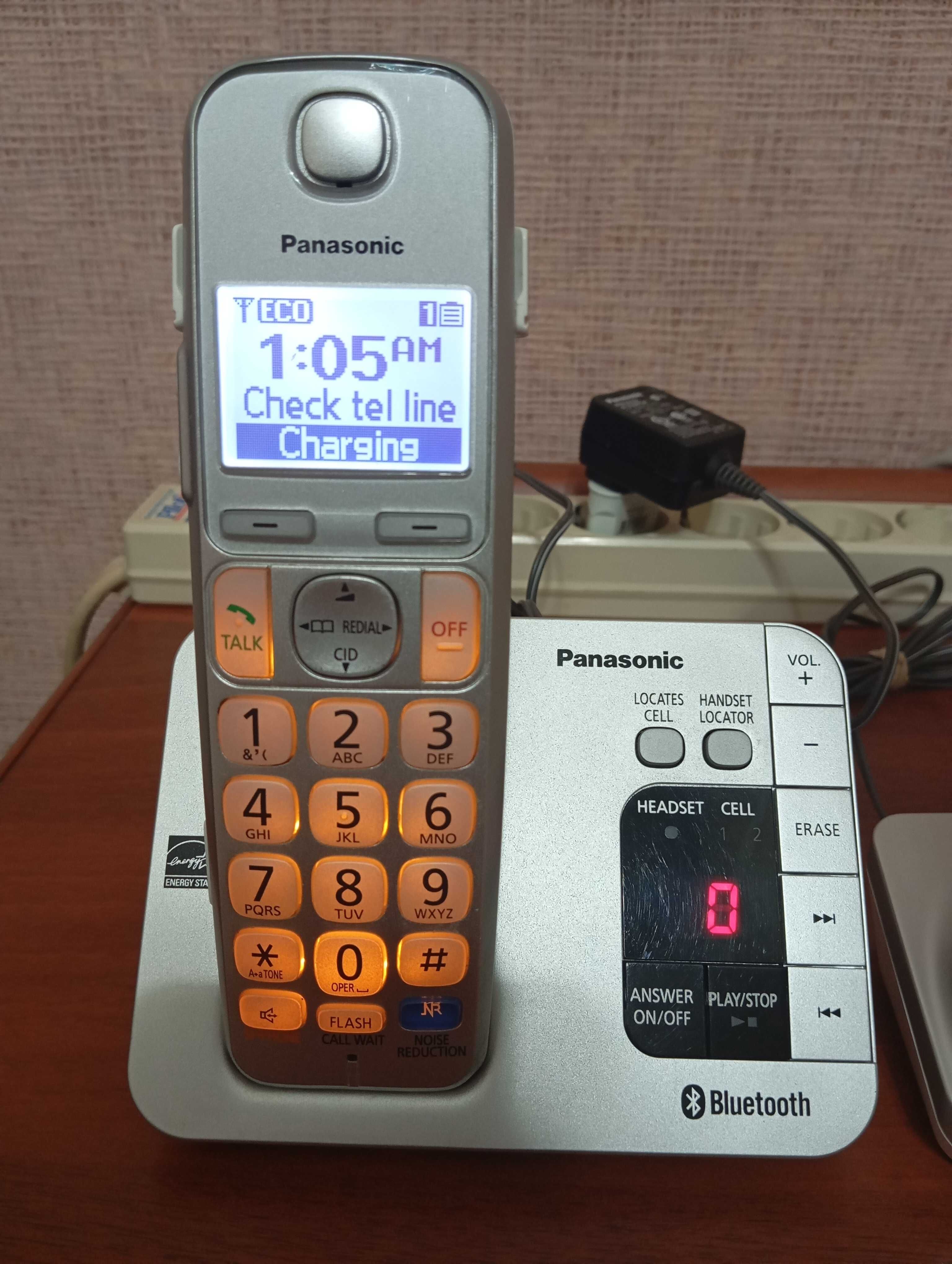 Продам радиотелефон PANASONIC две трубки на один телефонный номер