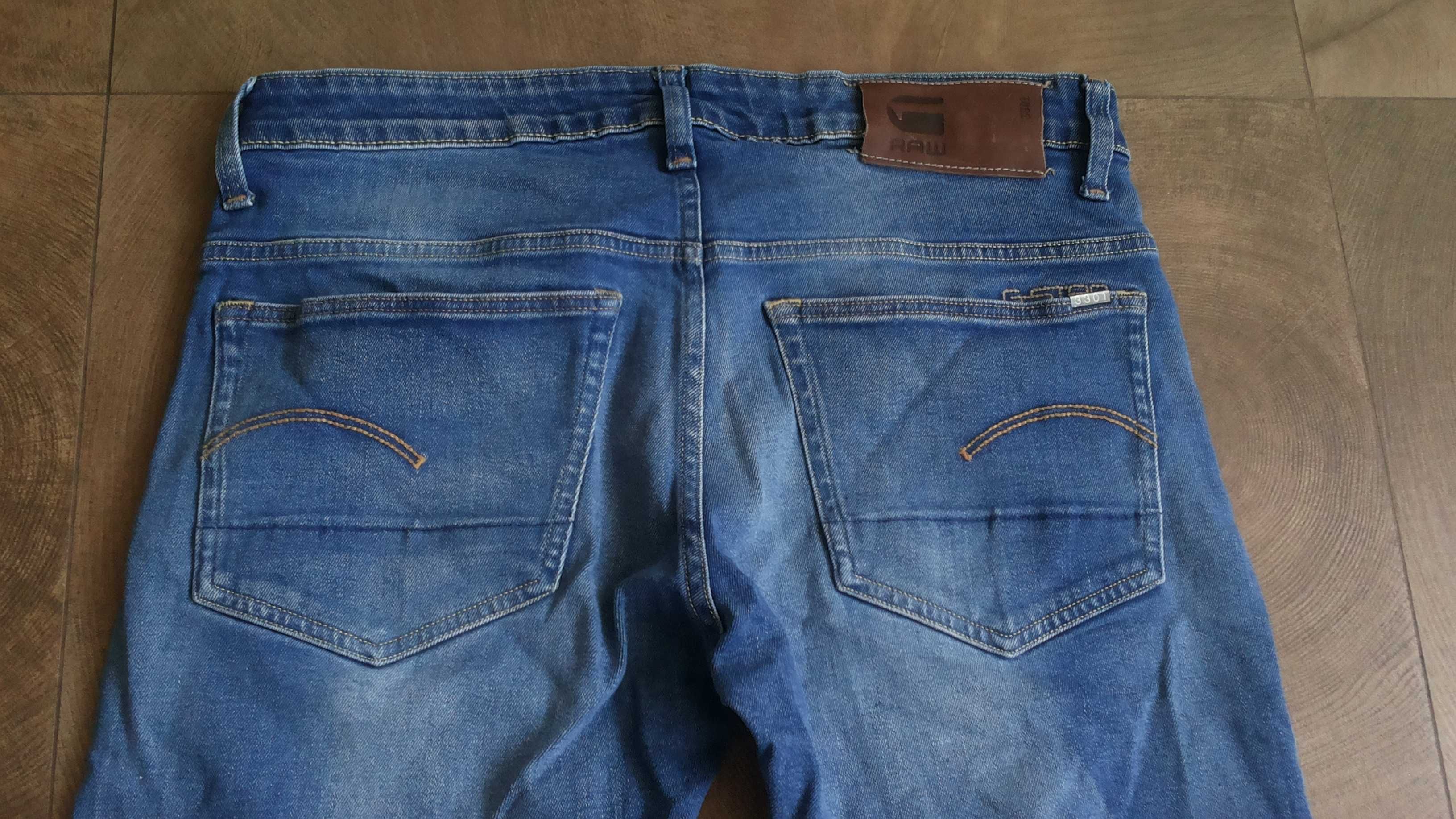 G-Star 3301 LOW TAPERED Jeans Размер 32 / 30 еластични дънки 1-61
