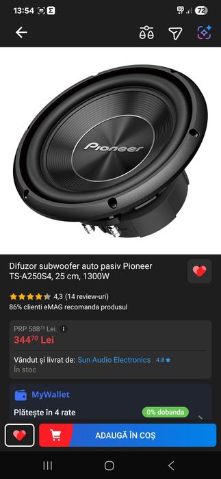 Subwoofer pioneer