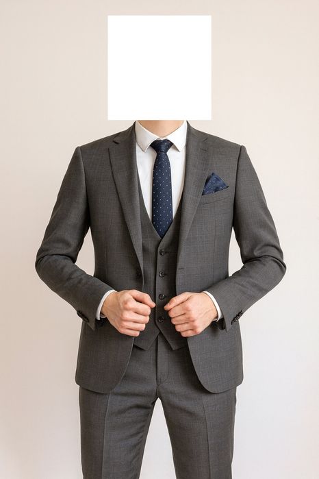 Мужской костюм тройка glasman