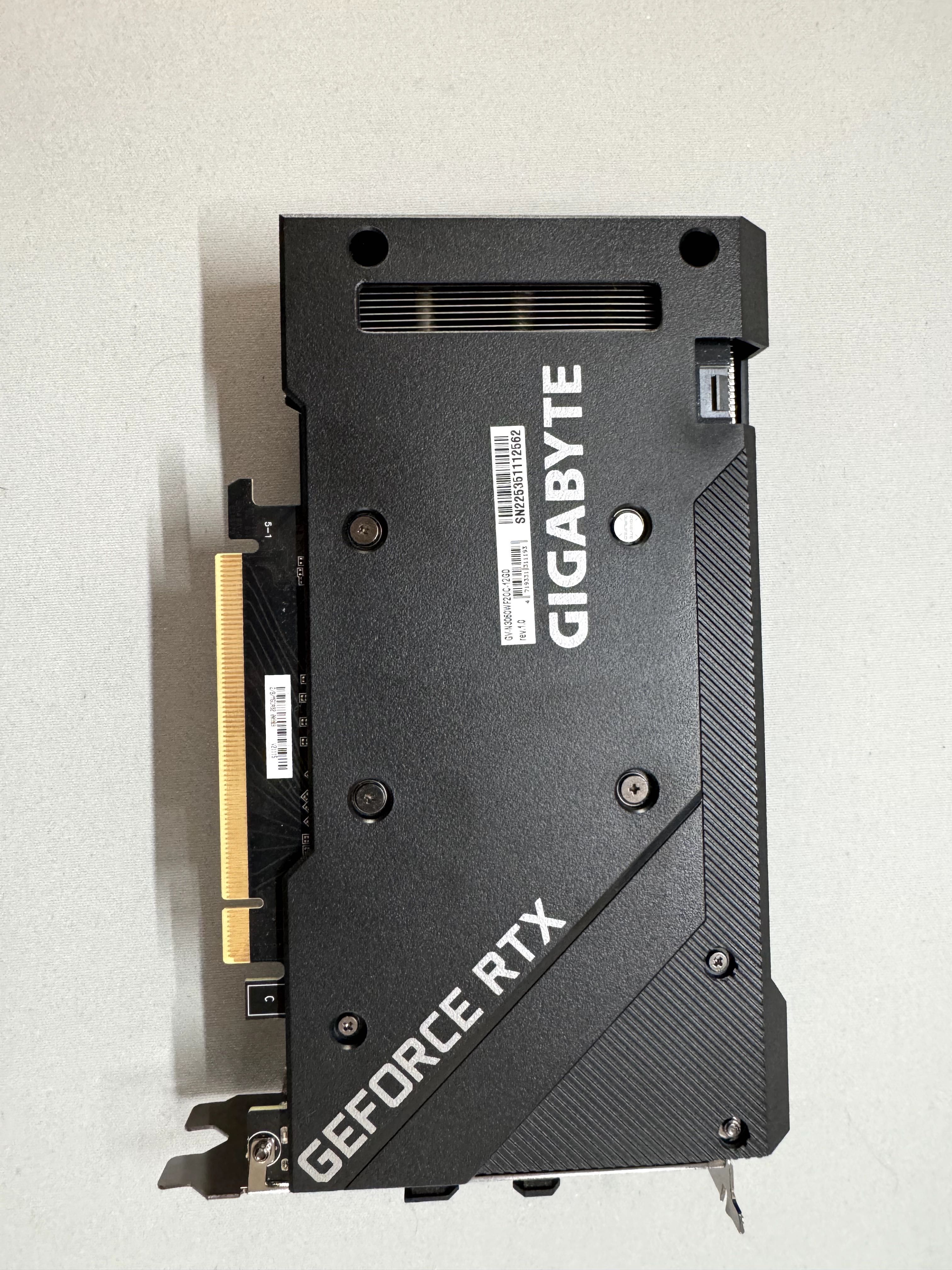 Placa video GIGABYTE GeForce RTX 3060 WINDFORCE OC 12GB