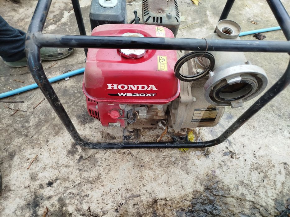 Coloana irigatii, motopompa Honda, motocultor.