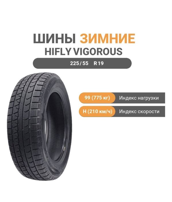 Зимние шины 225/55/19