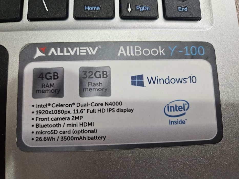 Laptop Allview Touch screen AllBook Y-100