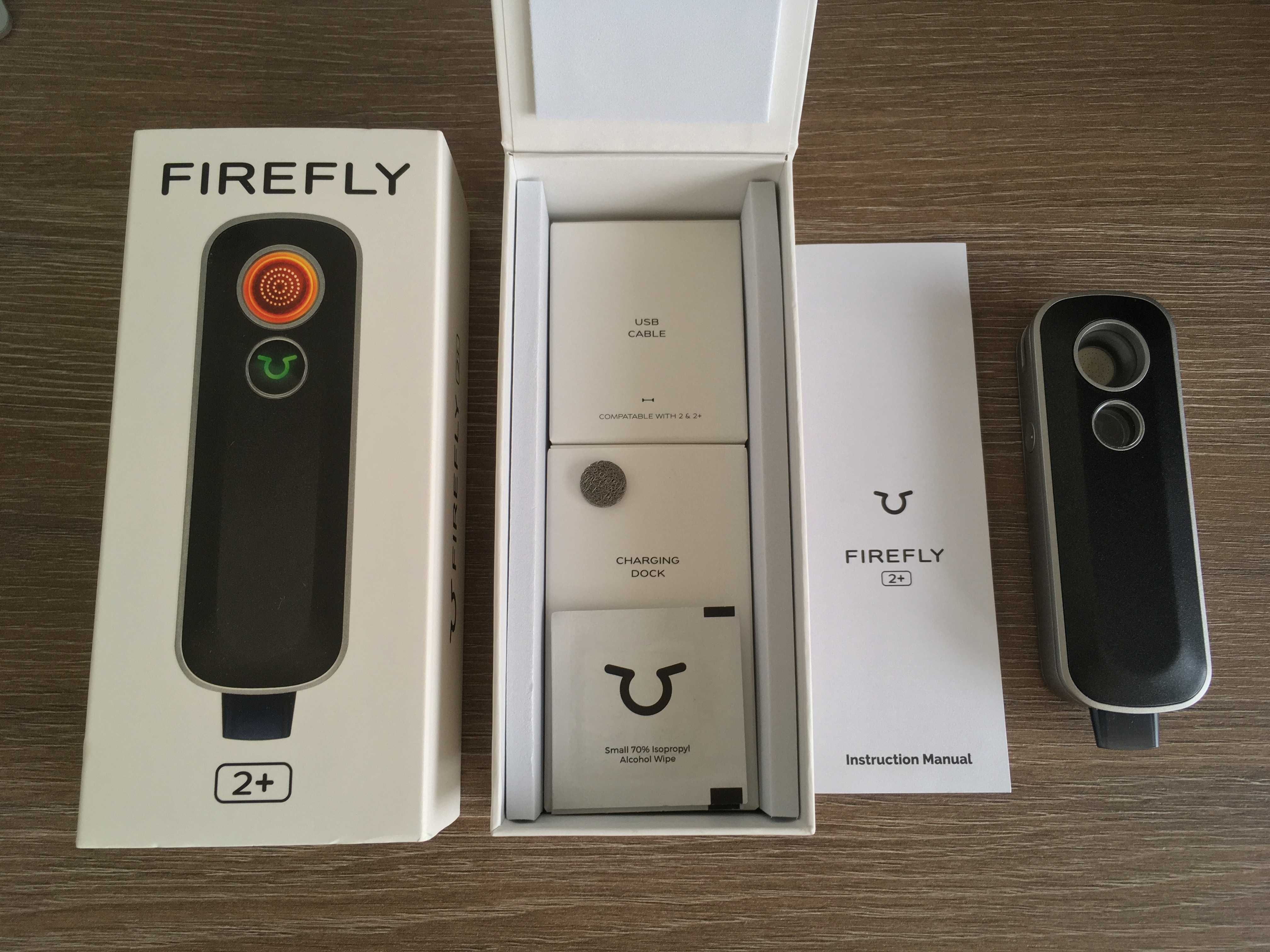 vaporizator Firefly 2+ nou, pt. plante uscate, ulei, concentrate