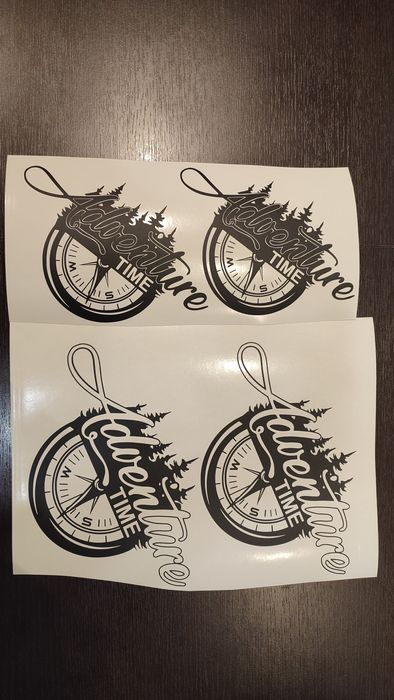 Set 2 bucati stickere autocolant Adventure camper/rulota