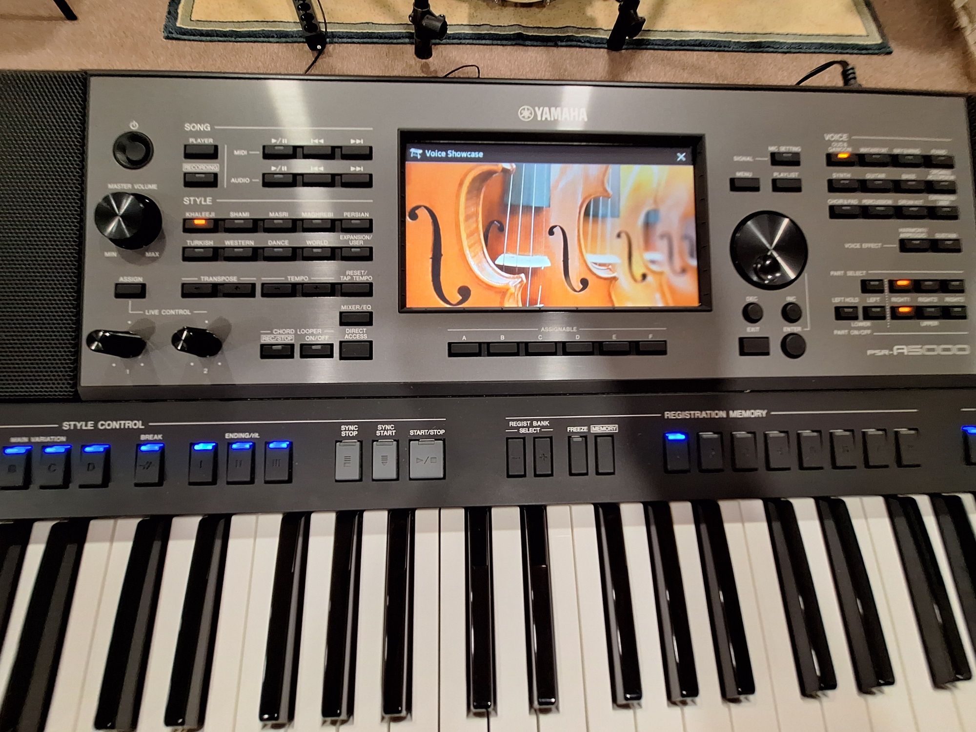Клавир korg yamaha psr-a5000