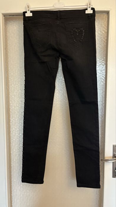 Черни дънки с камъни р-р 29