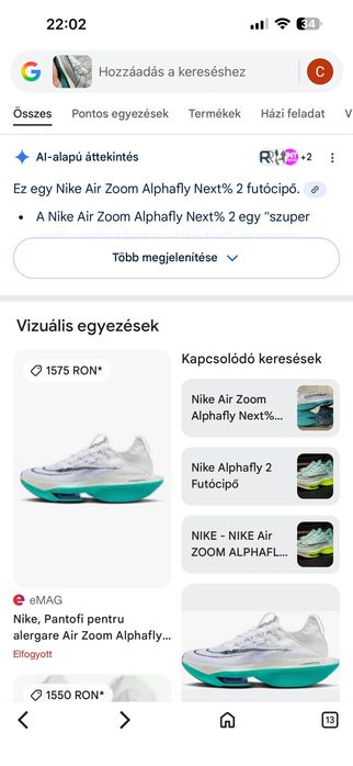 Vand Nike Alphafly nou!