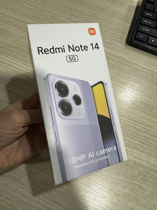 Xiaomi Redmi Note 14, 8GB RAM, 256GB, 5G, Coral Green, NOU/Sigilat!!!