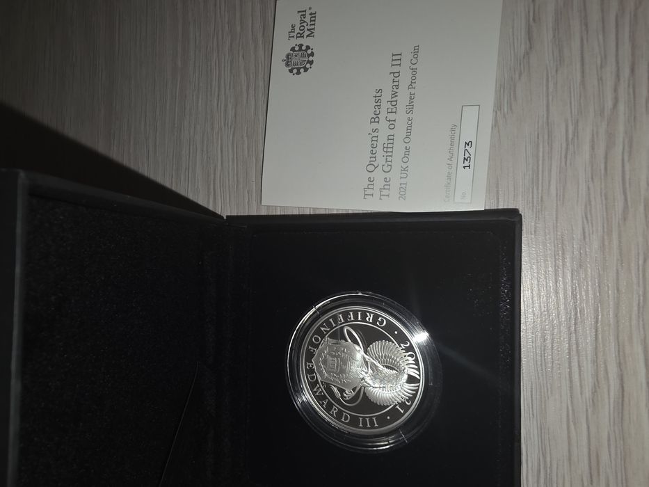 Moneda 31 gr argint