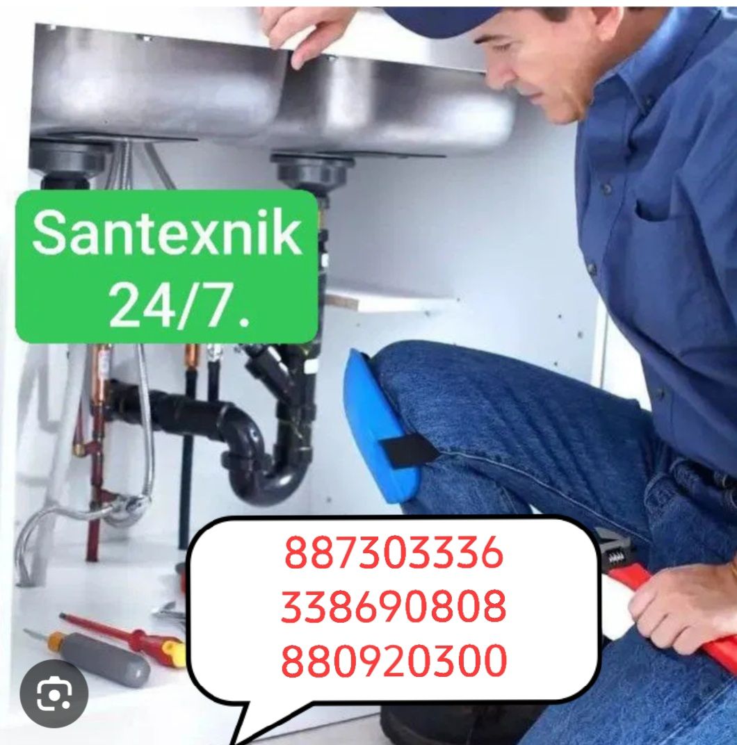 Santexnik va elektrik xizmati  vizif tekin 7/24 xizmatdamiz