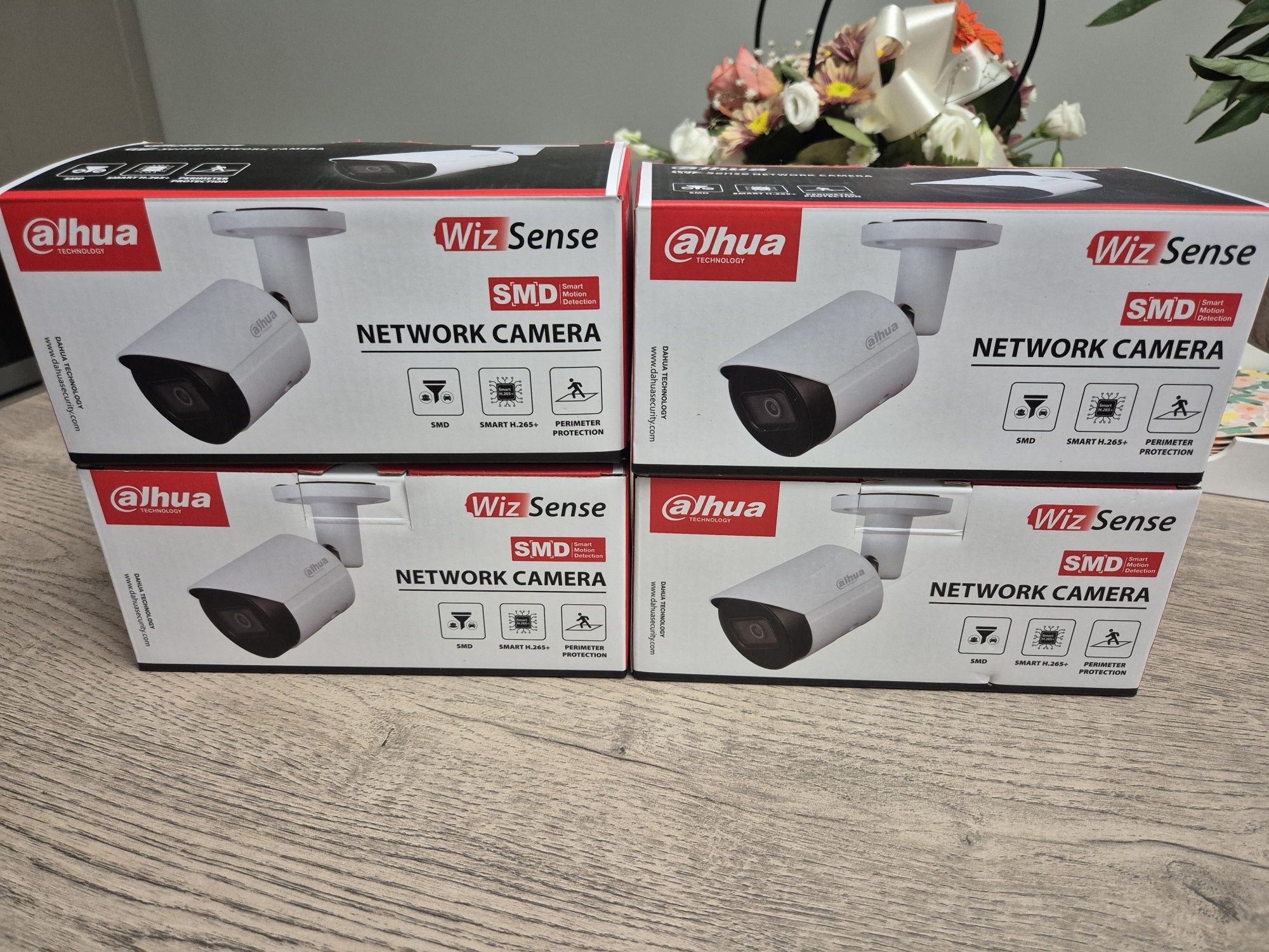 Vand 4 camere DJHUA 4 MP noi, wifi, Senzori de mișcare, full hd