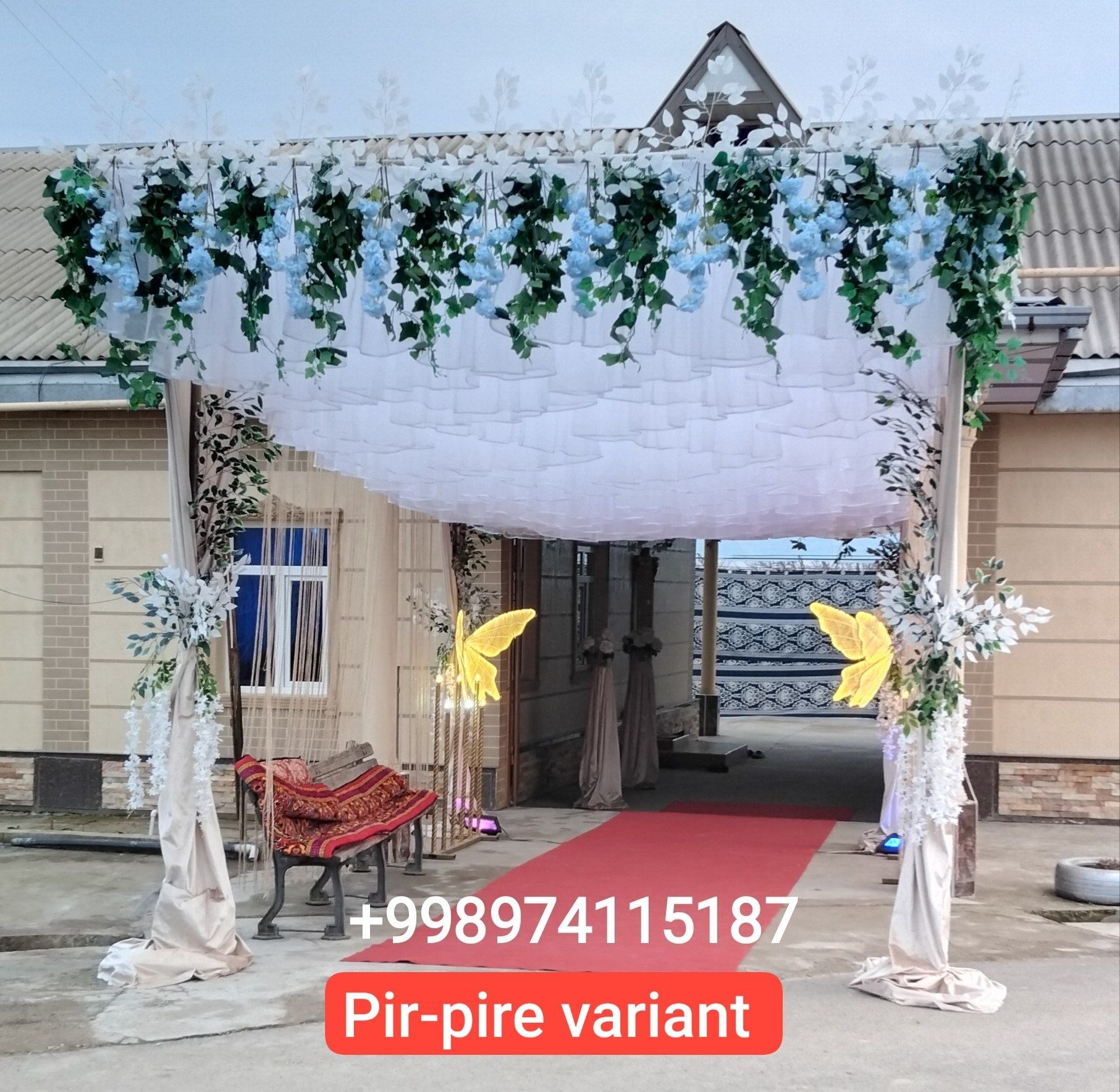 Visol arka dekor