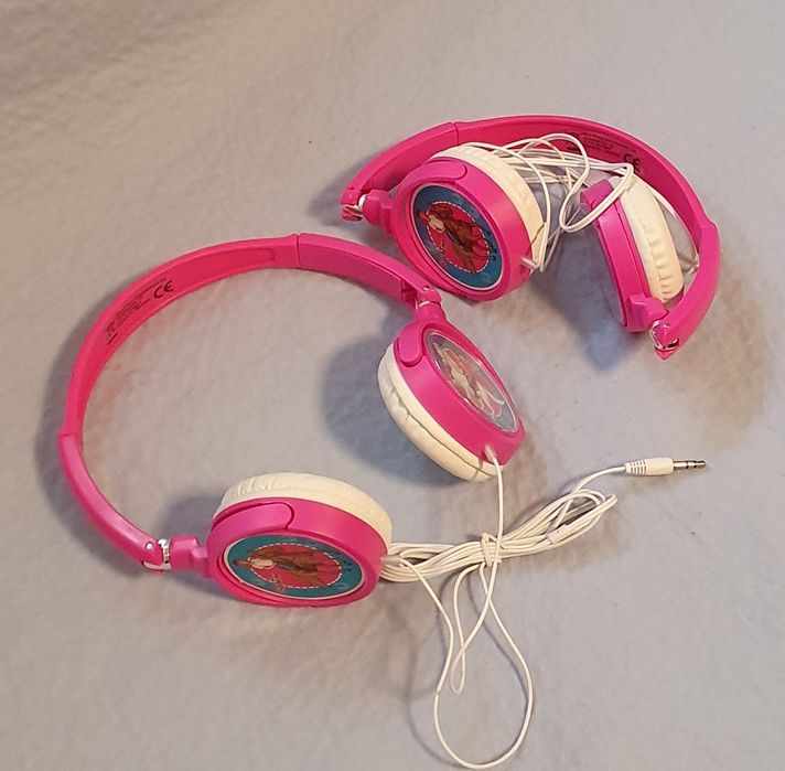 Casti roz çu fir de fetițe