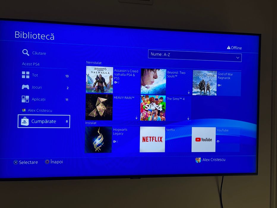 PlayStation 4 Standard 500 GB (negociabil)